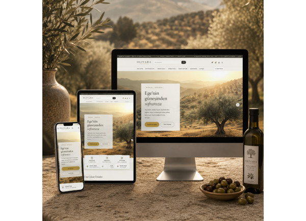Premium Zeytinyağı Teması OLIVARA