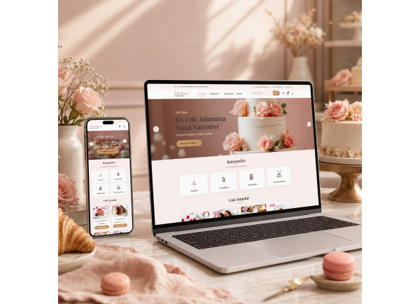 Premium Pastane Teması Patisera