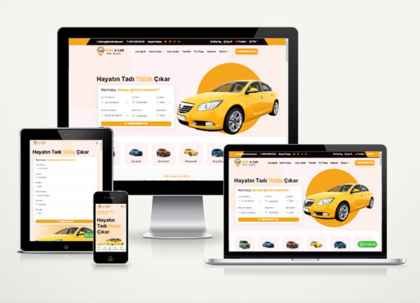 Rent A Car Web Sitesi Paketi Miles v6.0