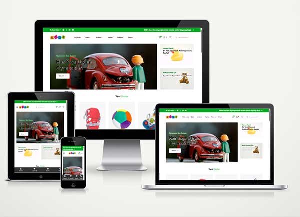 Oyuncakcı Hediyelik Eşya E-Ticaret Paketi Kids