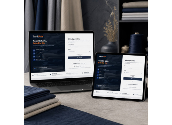 B2B E-Ticaret Tekstil Tedarik Platformu